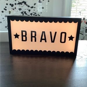 Bravo light up sign